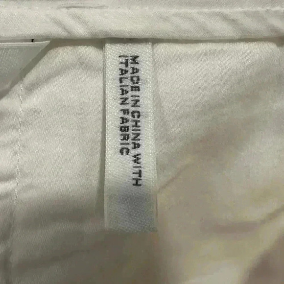 Helmut Lang High Rise Relaxed Fit Lacquered Cotton Suit pants Size 2 - Picture 10 of 15